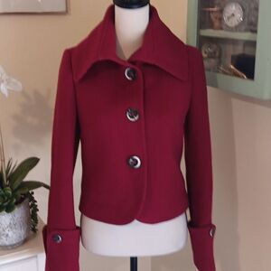 Sartorio BENETTON Elegant Red Women's Jacket